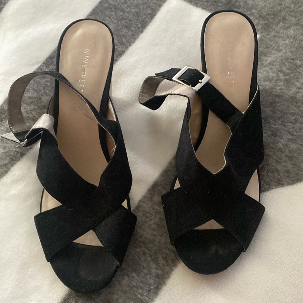 Nine west crossing black shoes
